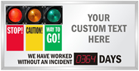 Custom Big Job Safety Scoreboard