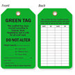 Scaffold Is Safe For Craft Work Green Tag