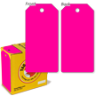 Fluorescent Pink Tag with Fiber Patch