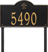 Bayou Vista Estate Lawn Plaque, One Line