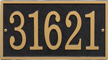 Fast And Easy Rectangle House Number Plaque