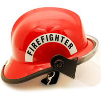 Firefighter Hard Hat Sticker