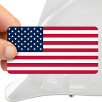 Reflective USA Flag Sticker