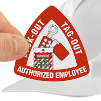 Lockout Tagout Authorized Employee Decals