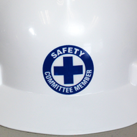 Safety Committee Hard Hat Decals