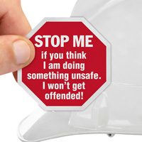 Stop Me If I Am Doing Something Unsafe Hard Hat Decals