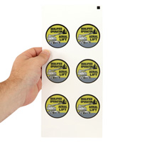Safety First Decals for Qualified Operators