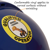 Qualified Operator Helmet Stickers