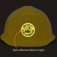 Reflective Decal for Aerial Lift Operators