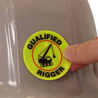 Qualified rigger decal