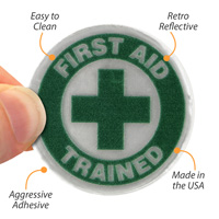 Reflective First Aid Trained Decal