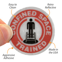 Trained for Confined Spaces Sticker