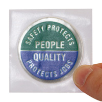 Reflective label safety measures