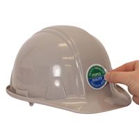Safety awareness reflective label