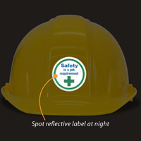 Reflective Label for Safety Job Requirements