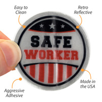 Reflective sticker for safe workers
