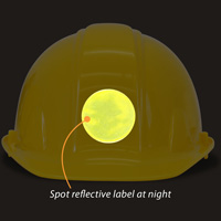 Retro-Reflective Hard Hat Safety Label