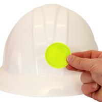 Reflective Safety Label for Hard Hat