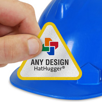 Triangle Hard Hat Labels