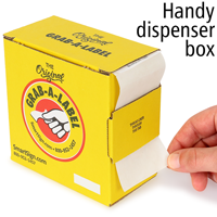 US Flag Grab-a-Label in Dispenser Box
