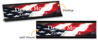 USA Picture Designer Name Plate