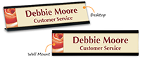 Rose Picture Designer Name Plate