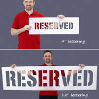 RESERVED Stencil