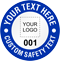 Add Your Safety Text Here Custom Hard Hat Decal