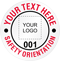 Safety Orientation Text Here Custom Hard Hat Decal