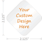 Custom Design Hardhat Labels-Diamond