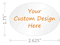 Custom Design Hardhat Labels-Oval