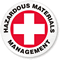 Hazardous Materials Management Hard Hat Labels