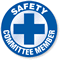 SAFETY COMMITTEE MEMBER Hard HAT DECAL